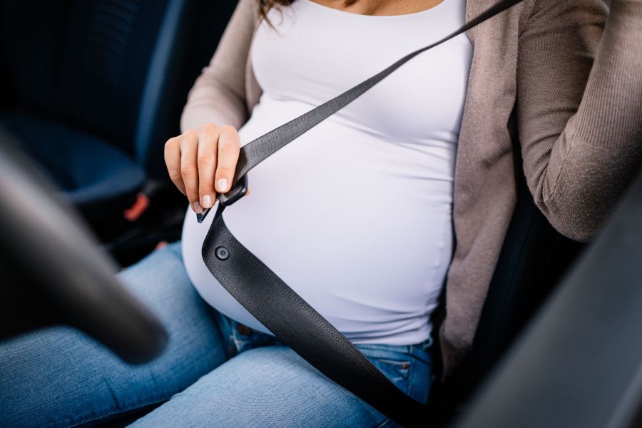 Schwangerschaftsgurt - mehr Sicherheit beim Autofahren