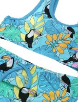 Villervalla 2 Teile Bikini Tukan UV-Schutz meeresblau 134/140 (9-10 Jahre) - 2