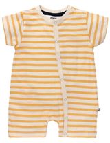 Ebbe Kids Strampler Streifen beige 80 (9-12 Monate) Yellow stripe - 0