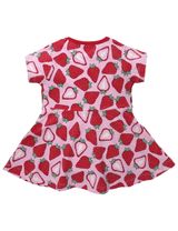 Villervalla Kleid Erdbeeren rot 74 (6-9 Monate) - 1