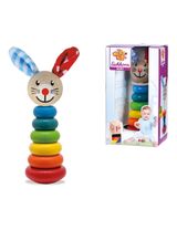 Eichhorn 7 Teile Steckspiel Hase BPA-frei 12+ Monate bunt - 2