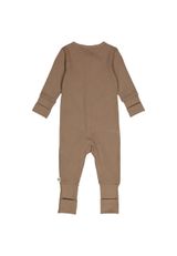 Müsli by Green Cotton Strampler Unifarben braun 50 - 1