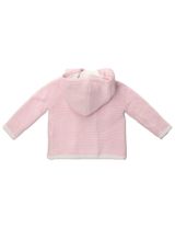Rock A Bye Baby Boutique Strickjacke Strick Kapuze rosa - 2