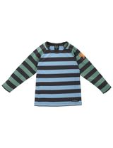 Villervalla Langarmshirt Sterne Streifen blau blau 140 (9-10 Jahre) - 0