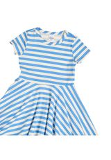 Green Cotton Sommerkleid blau 86 - 2