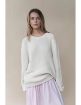 STUDIO FEDER Pullover creme Small - 3