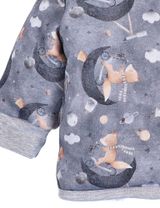 NINI Jacke Fuchs Kapuze grau 62 (0-3 Monate) - 2