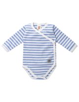 Makoma Wickelbody Streifen hellblau 62 (0-3 Monate) - 0