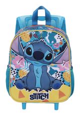 Disney Lilo and Stitch Colors-Small 3D Backpack with Wheels Rucksack 34x26x13 cm blau Onesize Kinder - 2