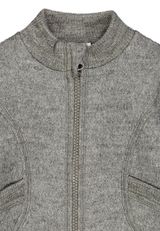 Müsli by Green Cotton Babyjacke Bicolor grau 68/74 - 2
