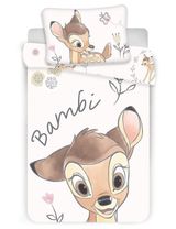 Disney Bettwäsche Bambi 135x100 cm weiß - 0