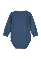 Green Cotton Langarmbody dunkelblau 74 - 1