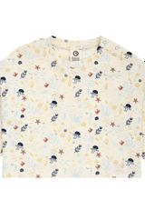 Green Cotton Langarmshirt creme 74 - 2