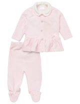 Rock A Bye Baby Boutique 2 pièces Ensemble Volant Rose - 0