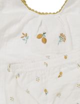 Rock A Bye Baby Boutique 3 pièces Ensemble Floral Volant Crème - 3