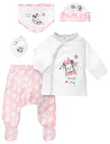 Disney 5 Teile Set Minnie Mouse Disney meets Baby Sweets Sterne rosa 68/74 (6-9 Monate) - 0