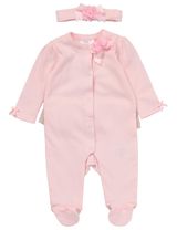 Rock A Bye Baby Boutique 2 pièces Ensemble Volant Rose - 0