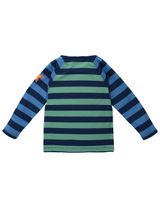 Villervalla Langarmshirt Sterne Streifen blau grün 140 (9-10 Jahre) - 1