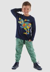 Denokids Print dunkelblau 104 - 6