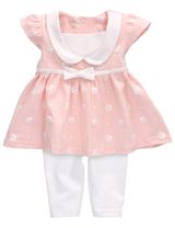 Baby Sweets 2 Teile Set Floral weiß 86 (12-18 Monate) - 0