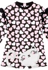 Denokids Silver Cat Kleid Mädchen schwarz 110 - 2
