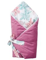 Luli Lu Einschlagdecke Blume Antiallergisch 75x75 cm rosa - 0