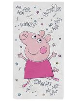 Peppa Pig Handtuch Peppa Wutz Sterne 70x140 cm grau - 0