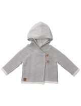 Rock A Bye Baby Boutique Strickjacke Strick Kapuze grau 56/62 (0-3 Monate) - 0