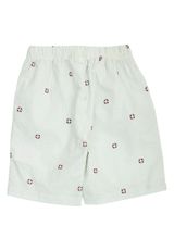Green Cotton Shorts creme 122 - 1