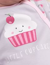 Baby Sweets Strampler Little Cupcake grau 56 (Neugeborene) - 3