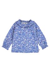 Green Cotton Baby Langarmshirt blau 74 - 0