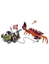 Playmobil 26 Teile PLAYMOBIL® Kampf gegen die Riesenkrabbe Pirates 10x10,5x8,5 cm 4+ Jahre bunt - 1