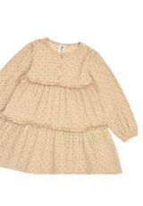 Green Cotton Kleid braun 86 - 2