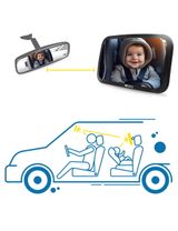 SIPO Rétroviseur pour voiture 30x20 cm Noir - 9