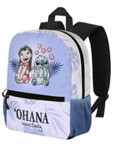 Disney Sac à dos Lilo & Stitch Feuilles Blanc - 0