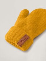BabyMocs Handschuhe Fleece senfgelb Onesize Kinder - 1