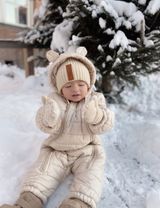 BabyMocs Handschuhe Fleece khaki Onsesize Babys - 5