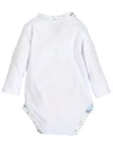 NINI Body croisé Faune Marine 0-6 mois Bleu - 1