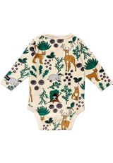 Villervalla Winter Forest Langarmbody beige 56 - 1