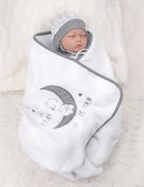 Baby Sweets Couverture Ours A Star Is Born Étoiles Blanc - 2