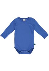 Fred s World by Green Cotton Langarmbody Unifarben blau 86 - 3
