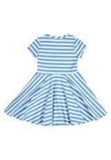 Green Cotton Sommerkleid blau 86 - 1