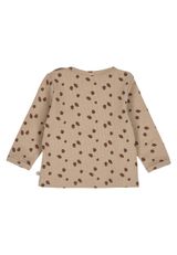 Müsli by Green Cotton Babylangarmshirt Alloverprint braun 56 - 1