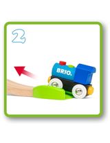 Brio 11 Teile Holzeisenbahn Mein erstes Bahn Regenbogen-Set World CE-zertifiziert 75,7x19,1x75,7 cm 18+ Monate bunt - 3