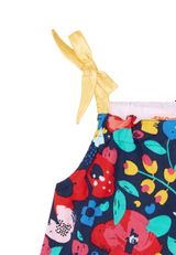 Kleid Mädchen dunkelblau 110 - 2