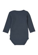 Müsli by Green Cotton Langarmbody Unifarben dunkelblau 74 - 1