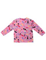 Villervalla Langarmshirt Süßigkeiten rosa 86 (12-18 Monate) - 1