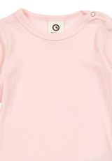 Müsli by Green Cotton Langarmbody Unifarben rosa 56 - 2