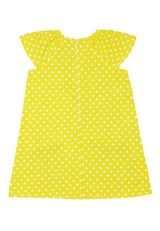 Denokids Gepunktet Kleid Mädchen gelb 92 - 1