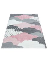 Teppich Wolken rosa 80x150 - 0